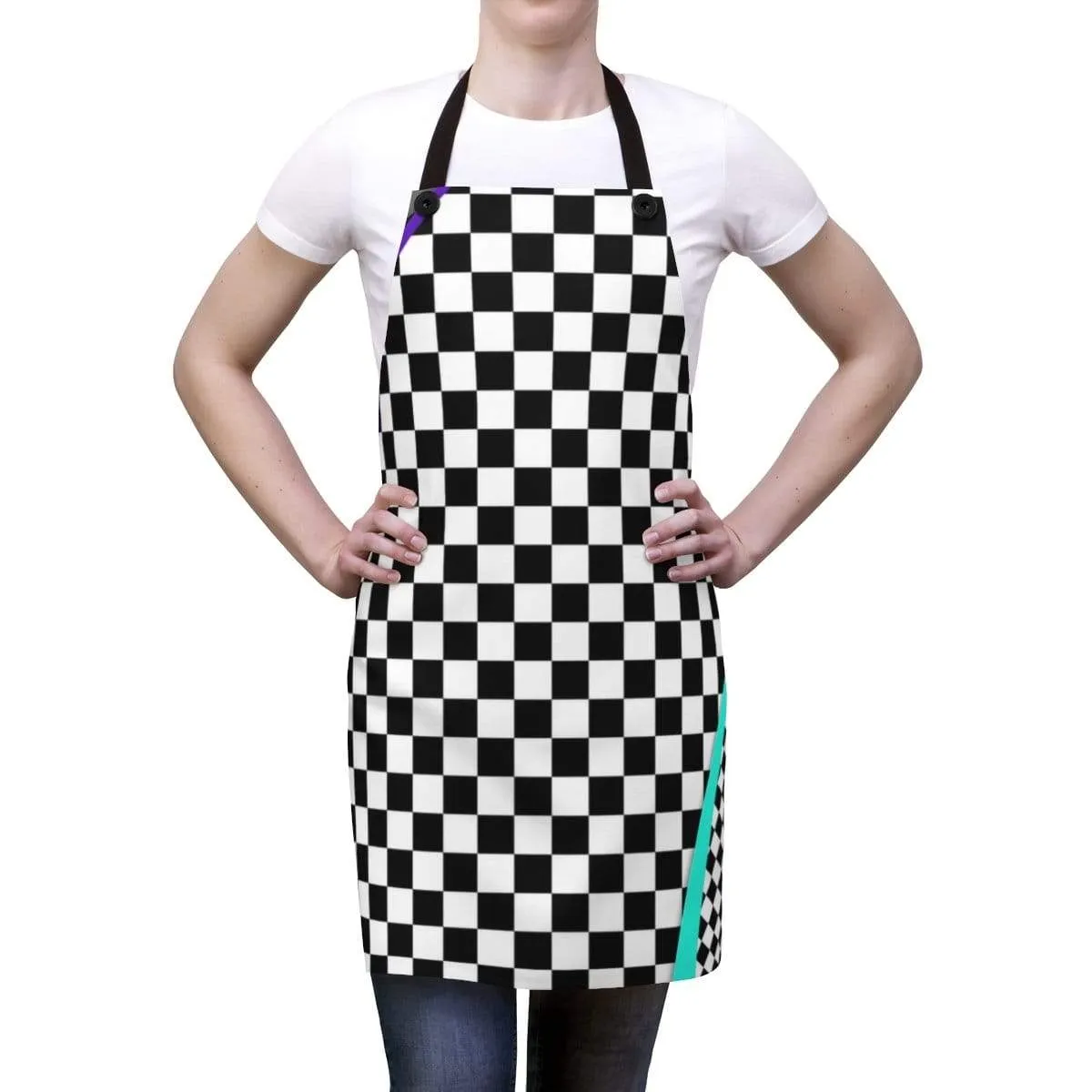 Checkered Chef Apron by Plumskum