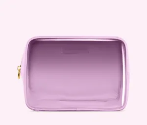 CLEAR FRONT LARGE POUCH - GRAPE