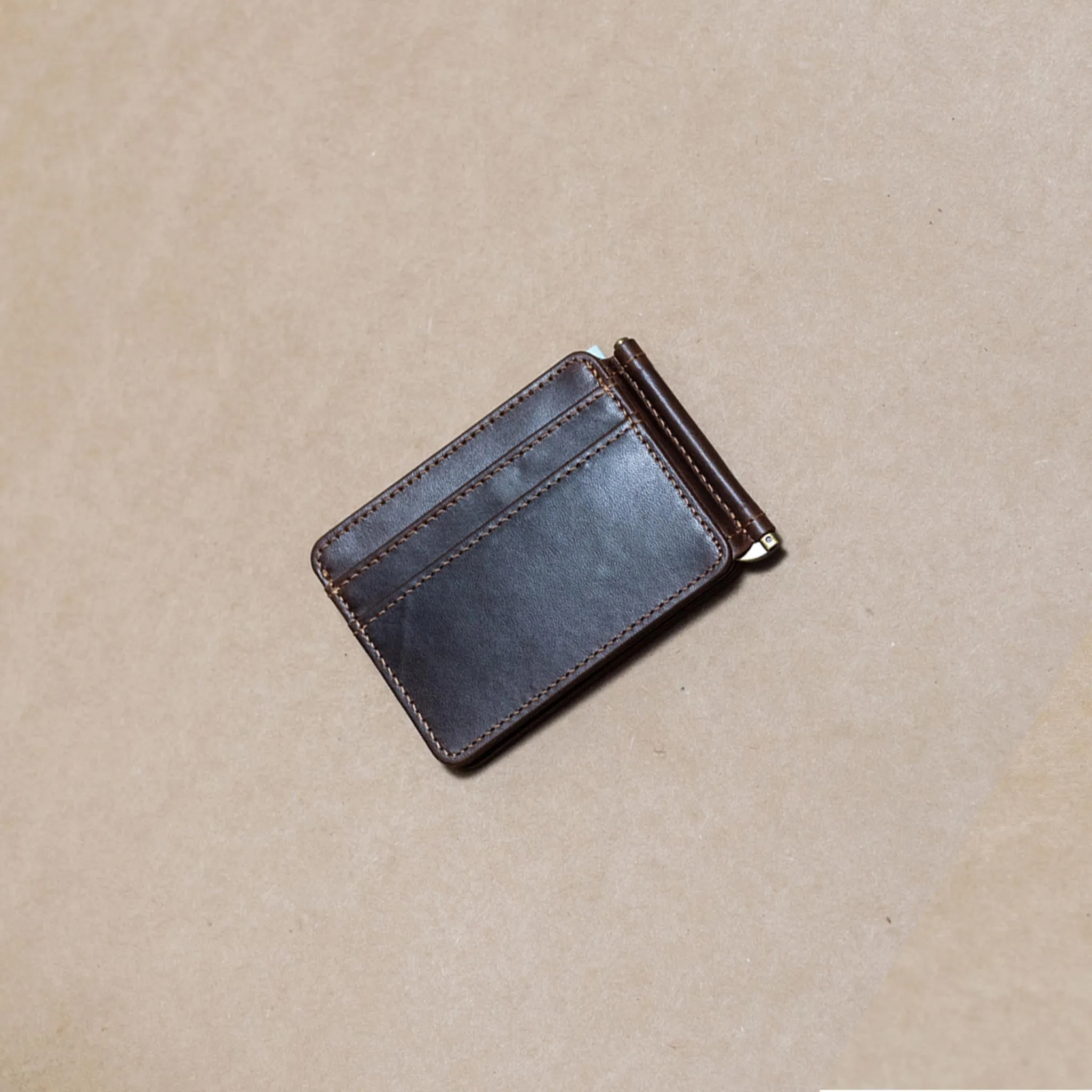 Clipper Wallet - Brown