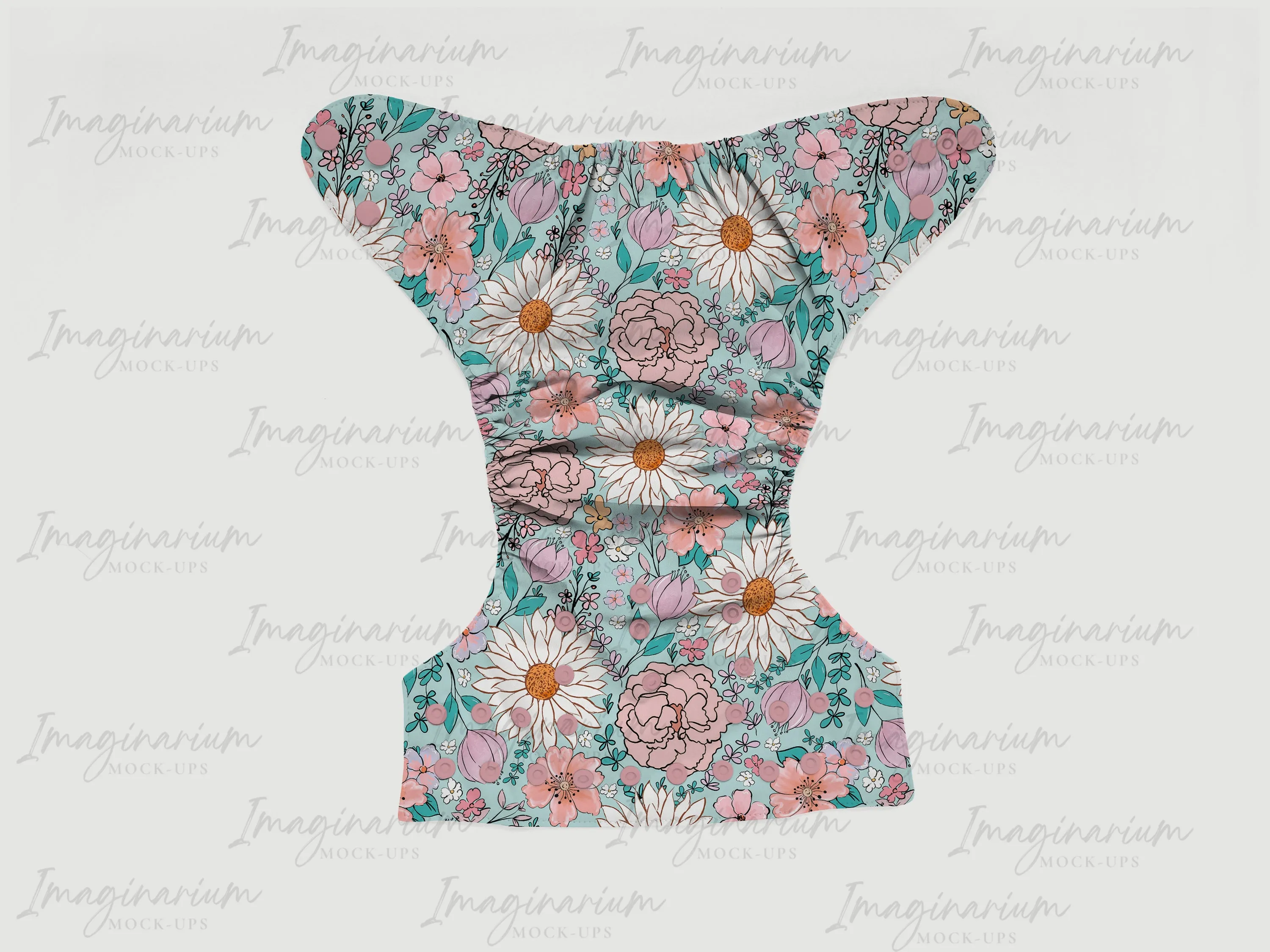 Cloth Diaper BUNDLE Mock Up, Realistic Mockup for Photoshop and Procreate