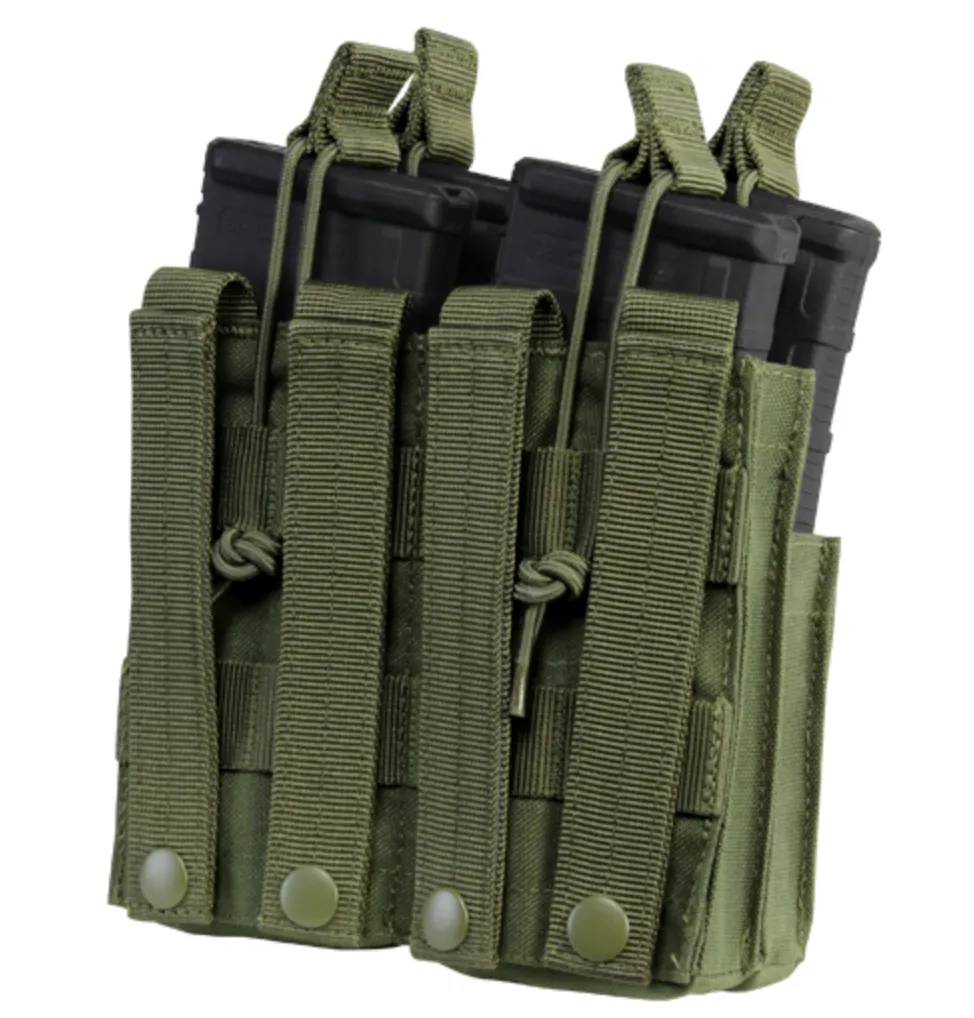 Condor Double Stacker Open Top M4 Mag Pouch  MultiCam