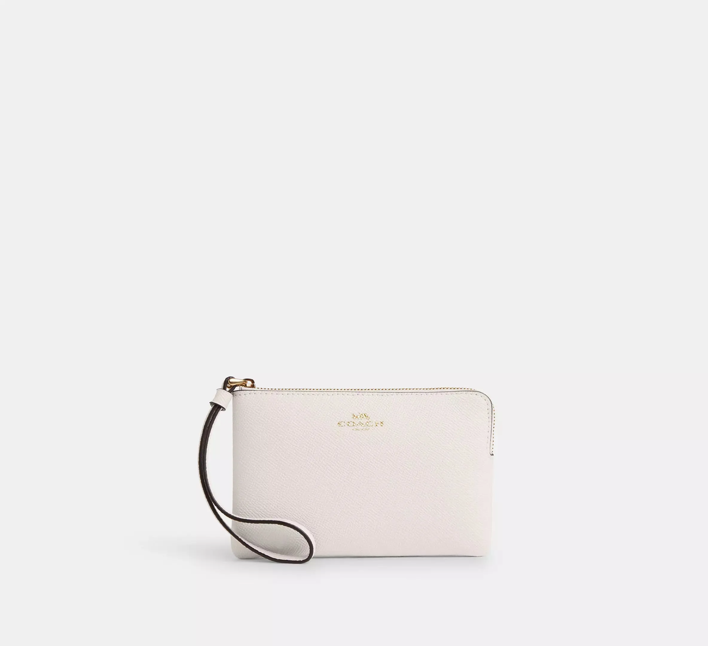 Corner Zip Wristlet In Signature Canvas