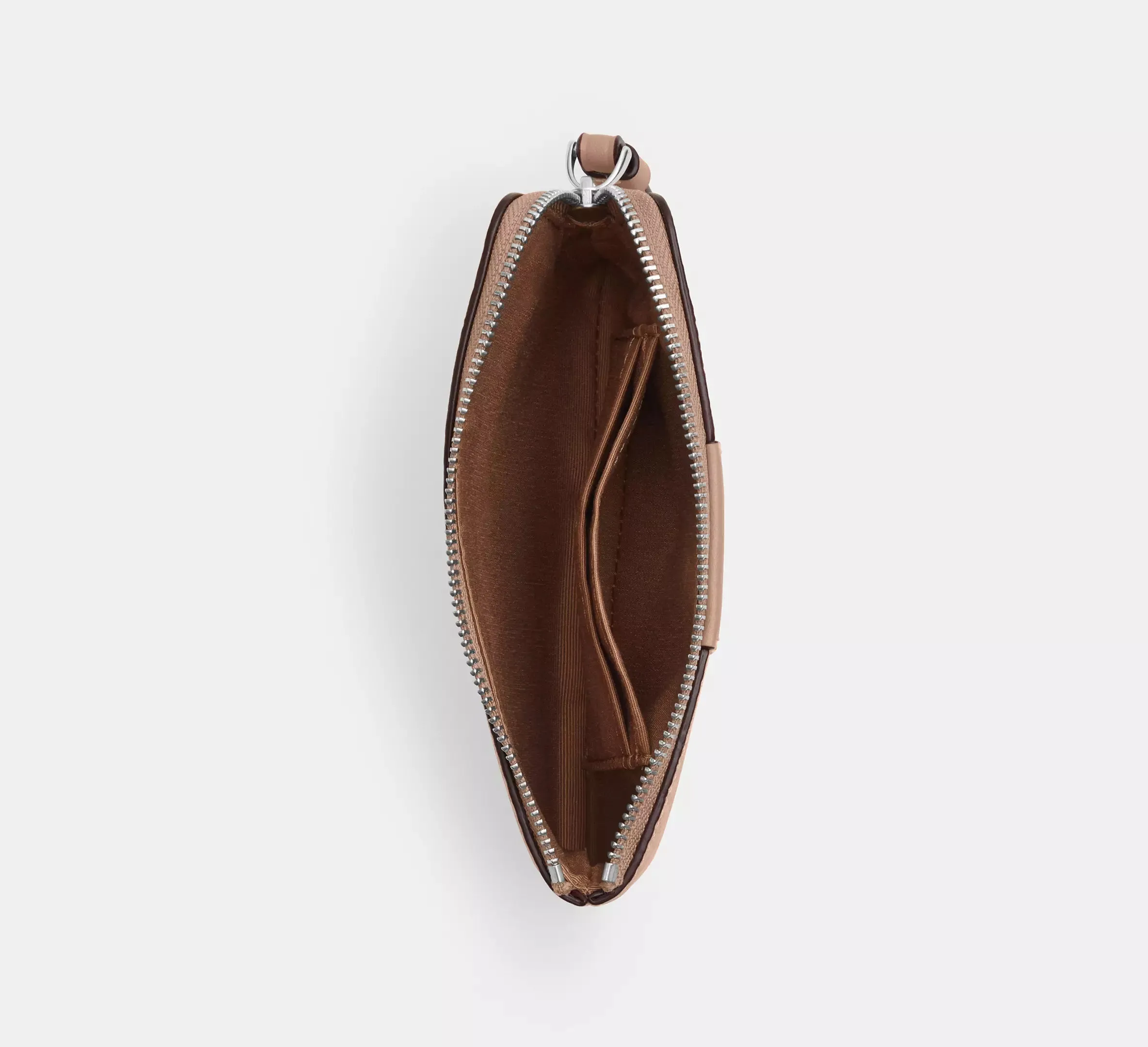 Corner Zip Wristlet In Signature Canvas