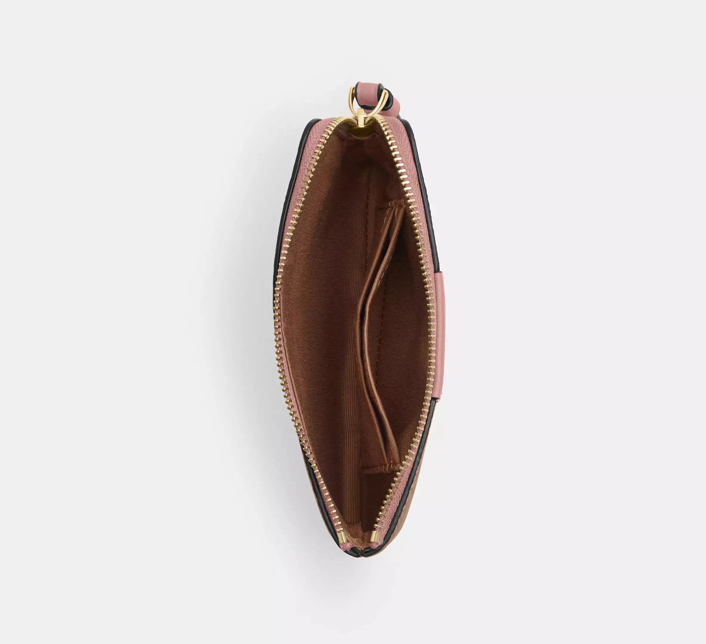 Corner Zip Wristlet In Signature Canvas