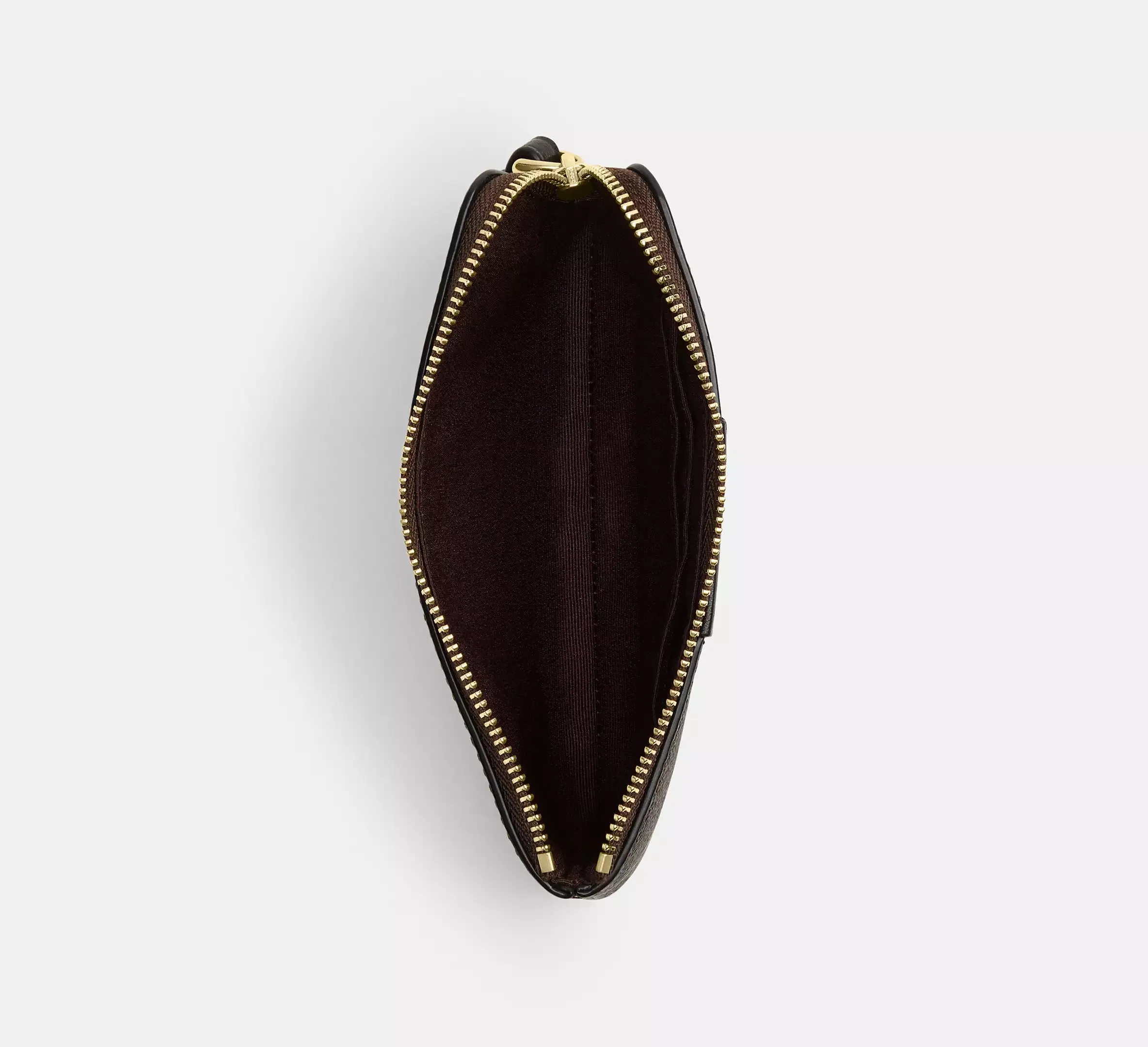 Corner Zip Wristlet In Signature Canvas
