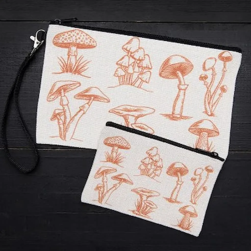 Counter Couture Linen Zipper Pouch