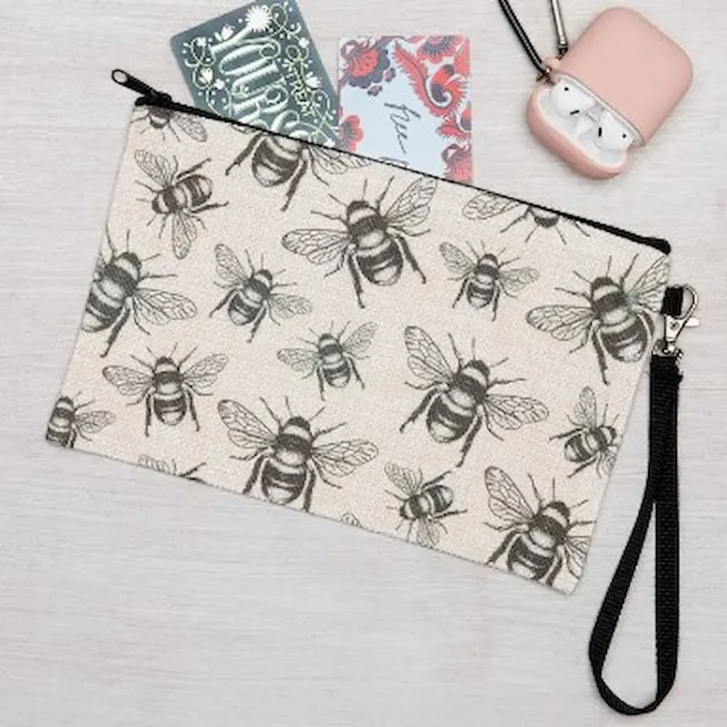 Counter Couture Linen Zipper Pouch