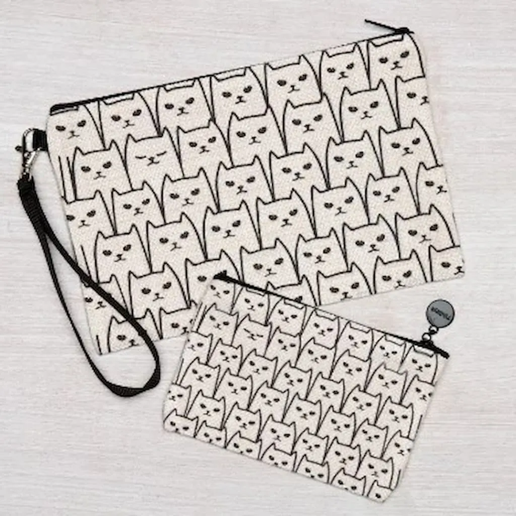 Counter Couture Linen Zipper Pouch