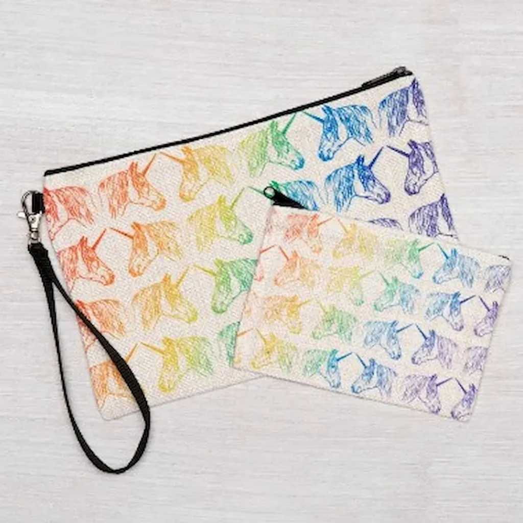 Counter Couture Linen Zipper Pouch