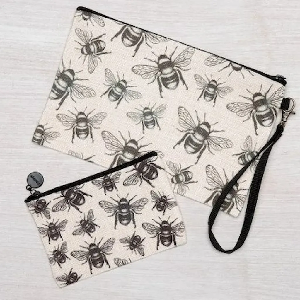 Counter Couture Linen Zipper Pouch