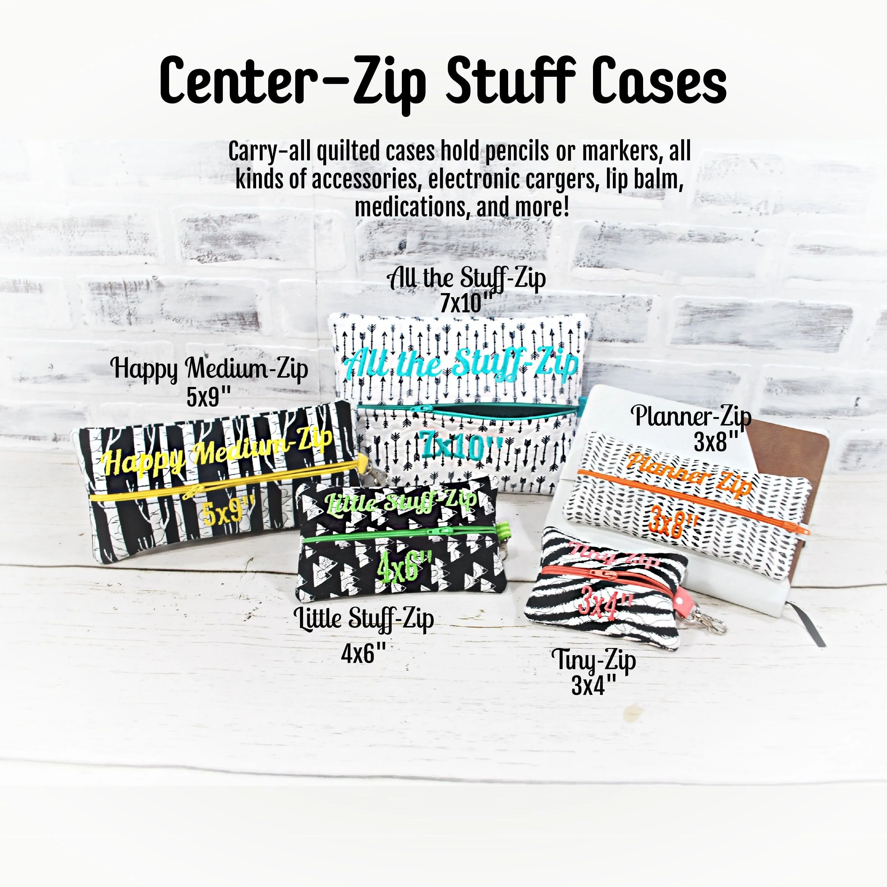 Craft Supplies Personalized Quilted Pouch