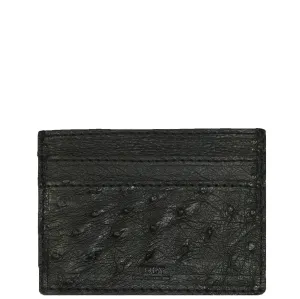 Credit Card Holder in Ostrich