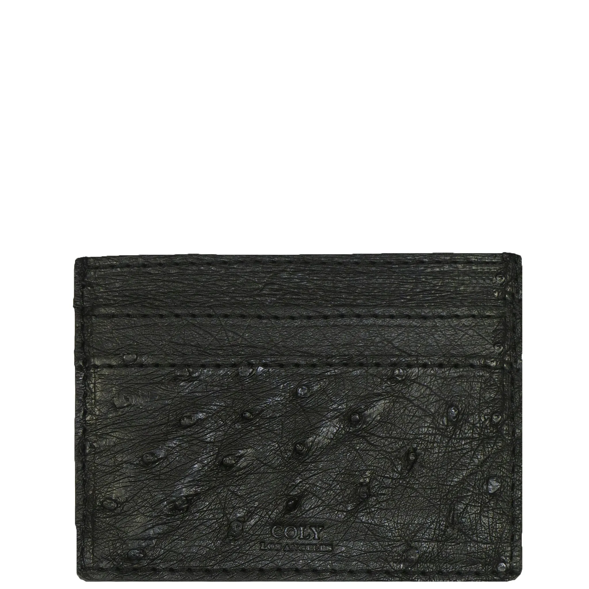 Credit Card Holder in Ostrich
