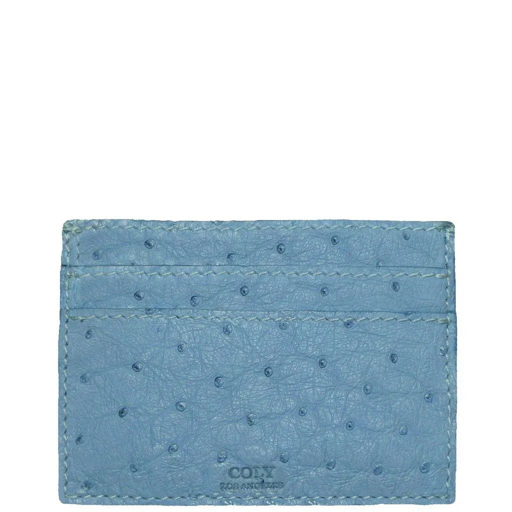 Credit Card Holder in Ostrich