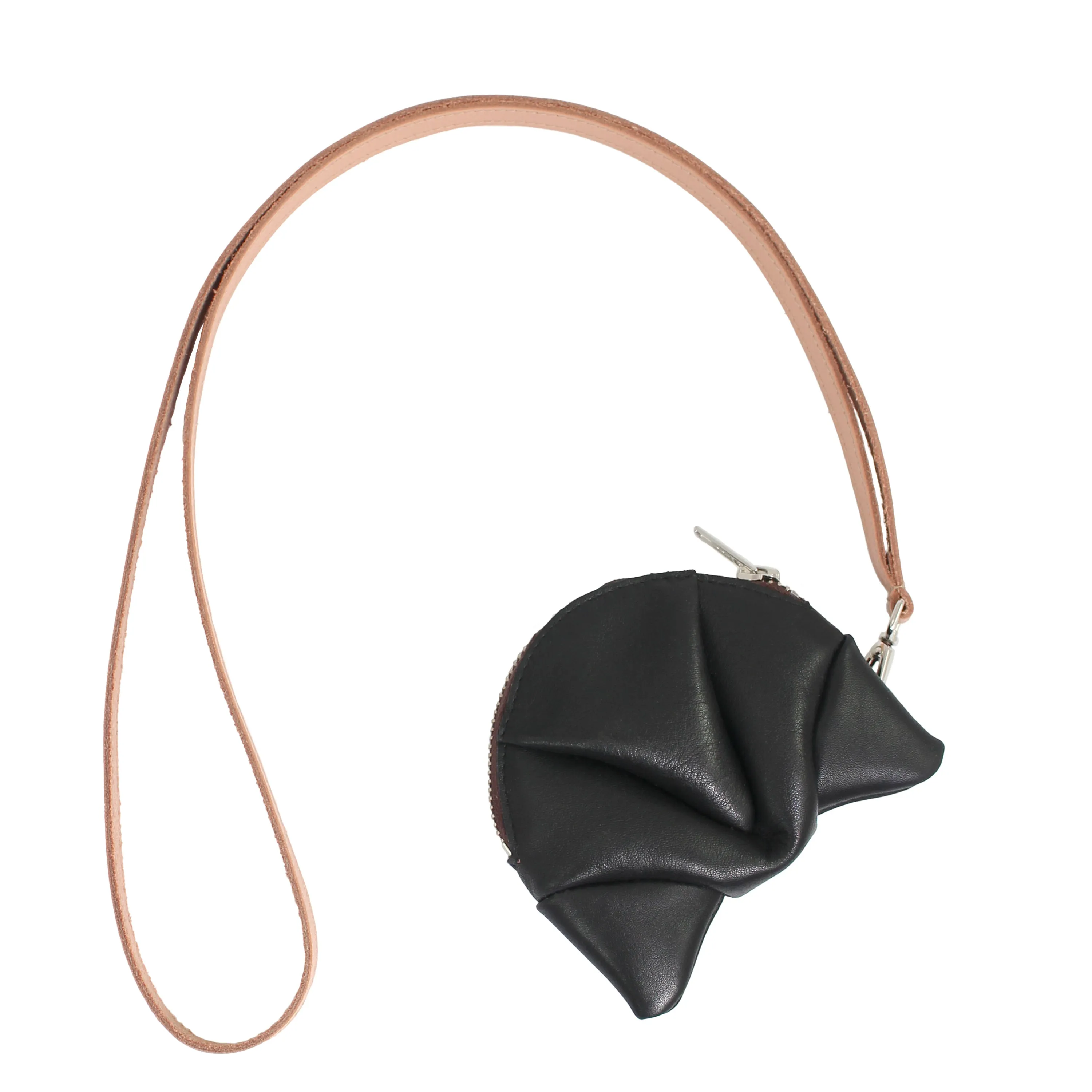 CROISSANT Coincase Strap   Black Glossy