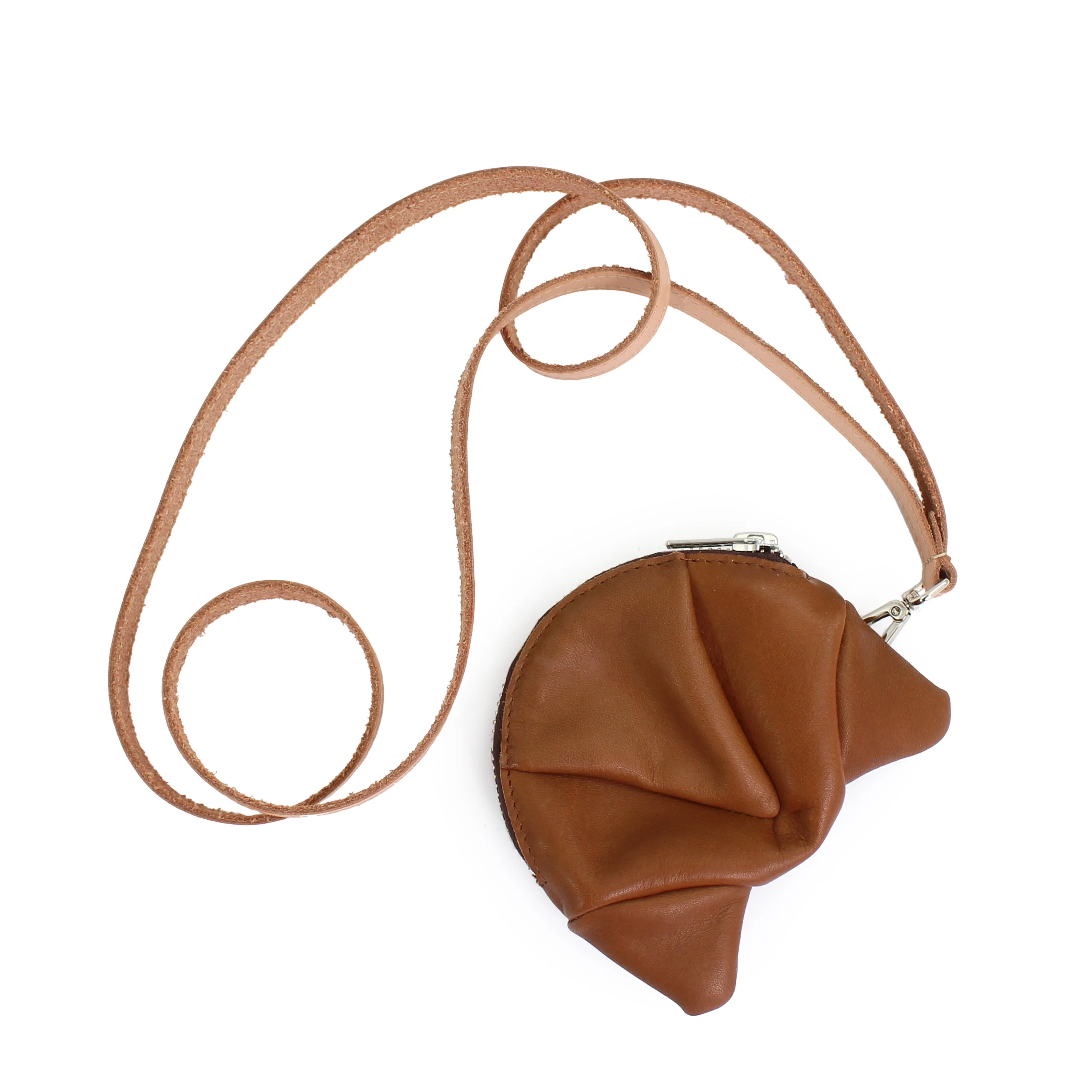 CROISSANT Coincase Strap   Brown