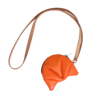 CROISSANT Coincase Strap   Dark Orange