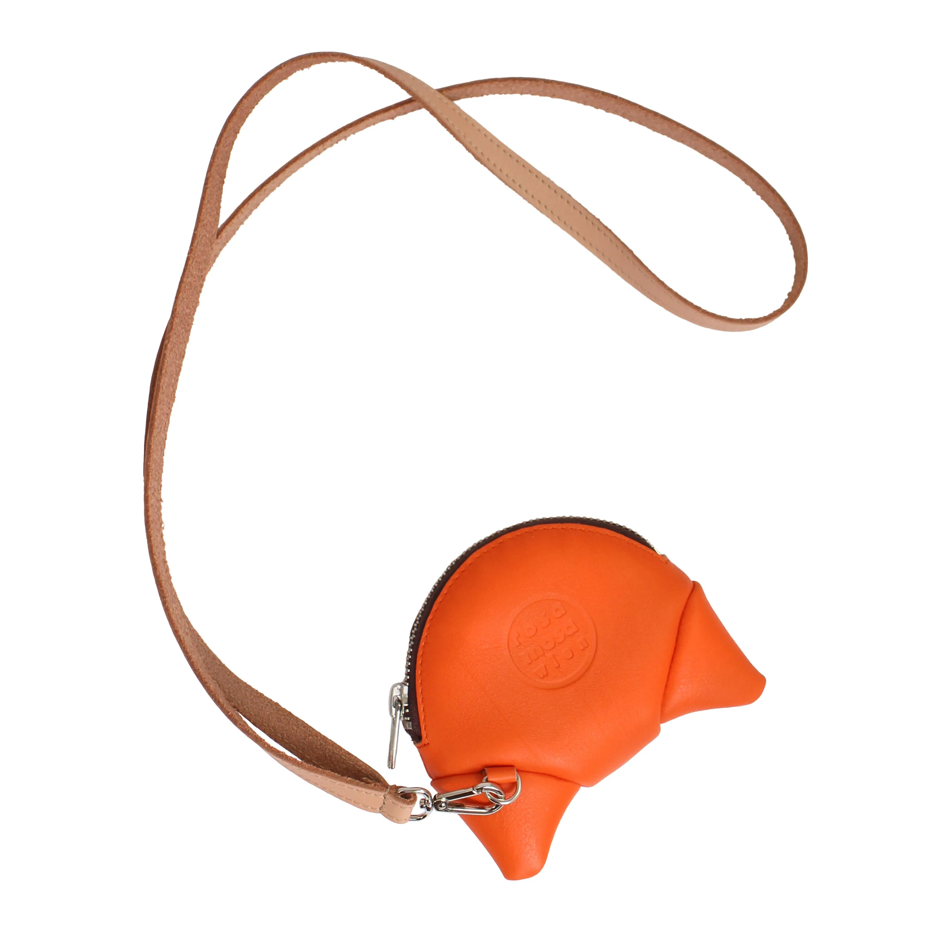 CROISSANT Coincase Strap   Dark Orange