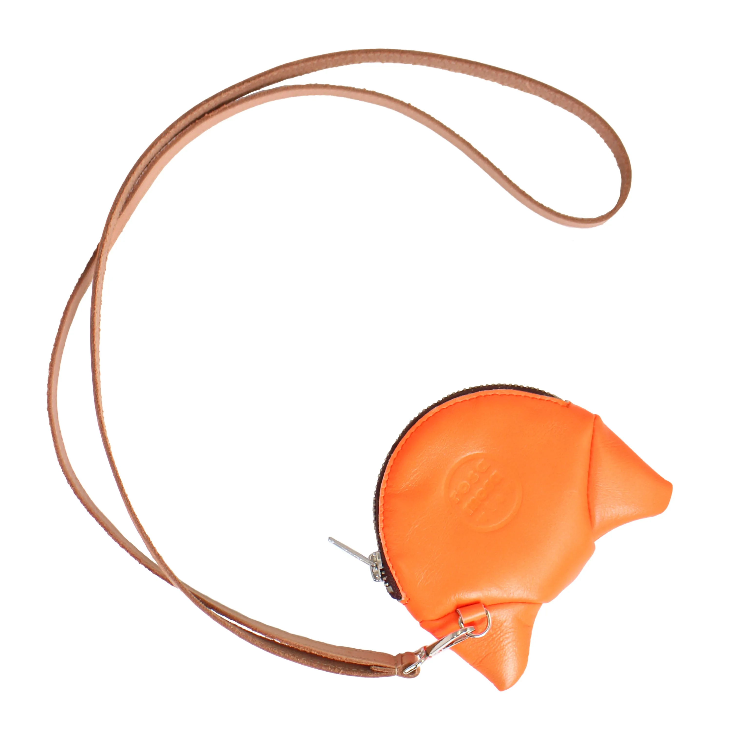 CROISSANT Coincase Strap   Neon Orange