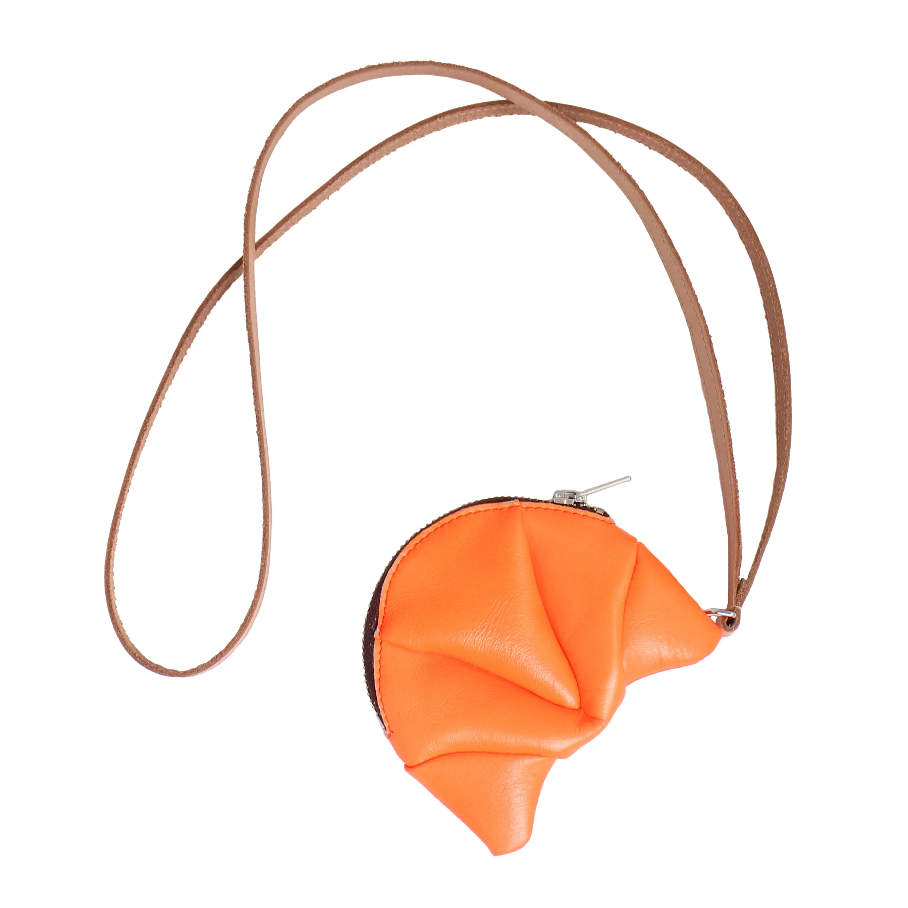 CROISSANT Coincase Strap   Neon Orange