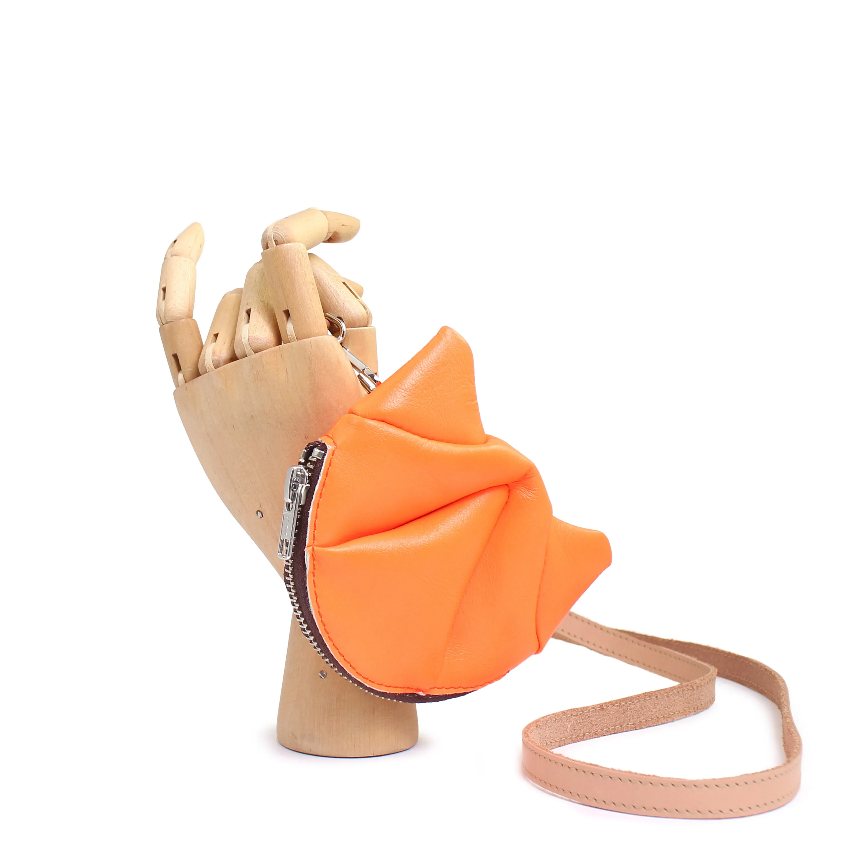 CROISSANT Coincase Strap   Neon Orange