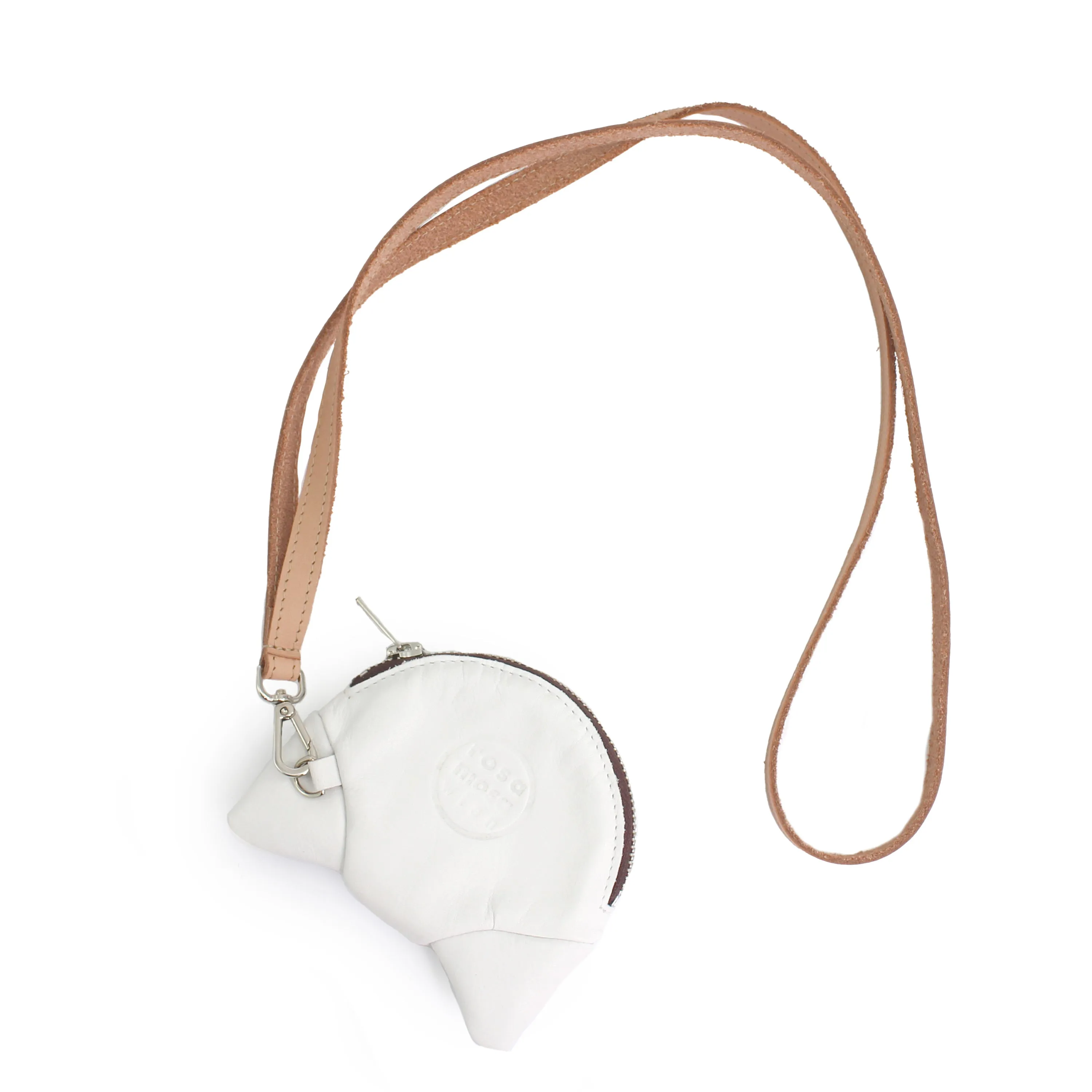 CROISSANT Coincase Strap   White