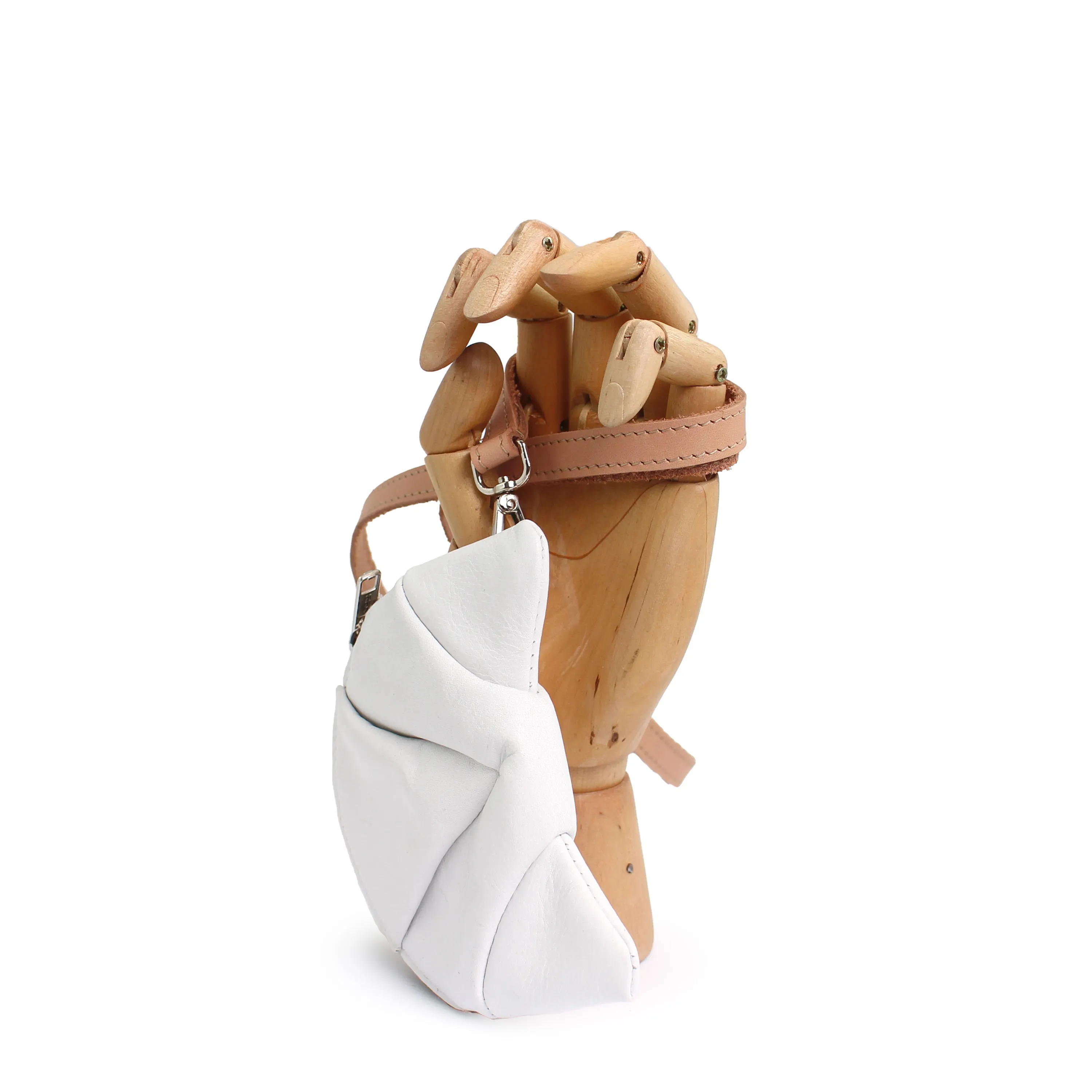 CROISSANT Coincase Strap   White