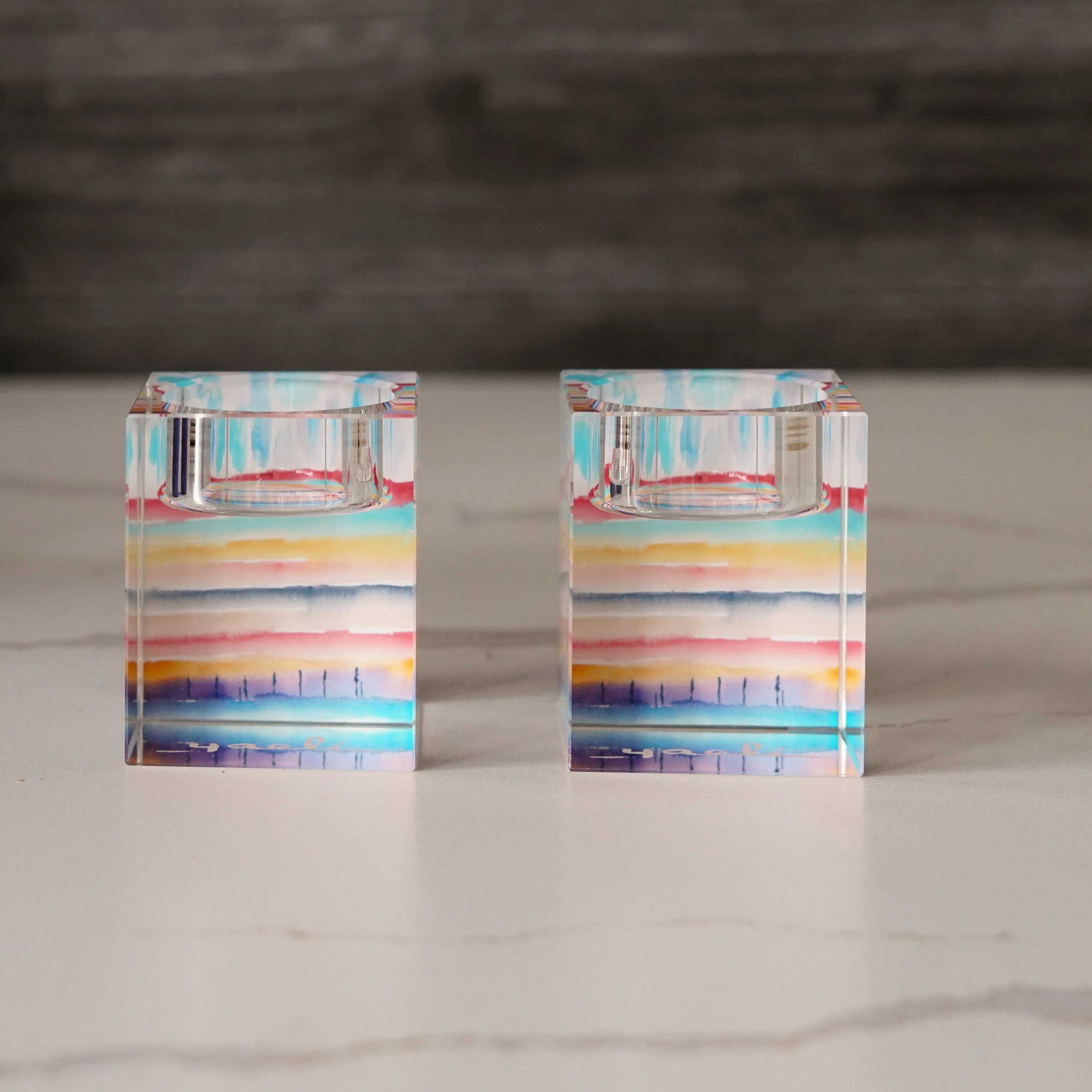 Crystal Tea Light Holders