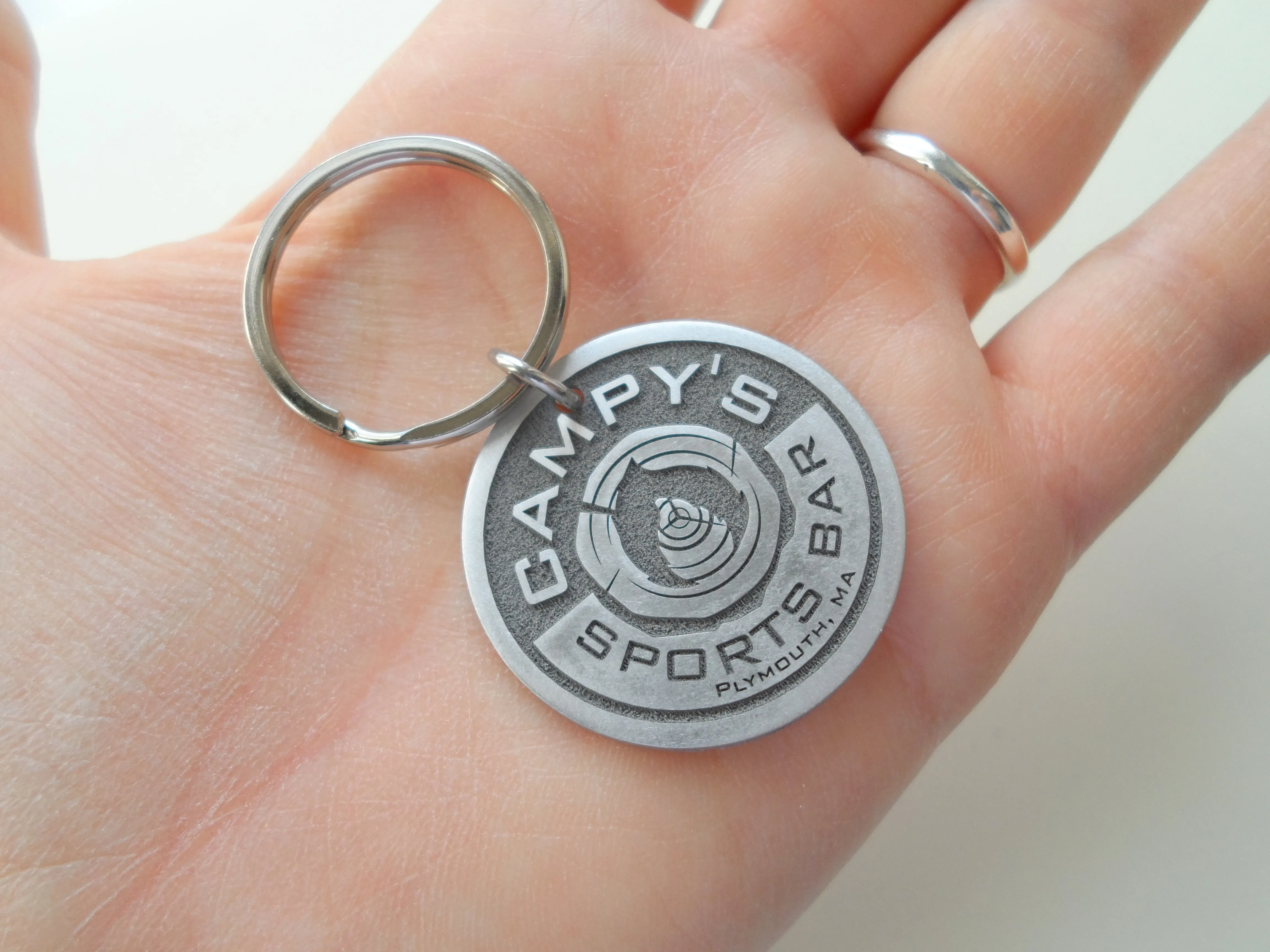 Customized Laser Engraved Logo Keychain, Drawing Engraved Keychain, Customized Logo Keychain
