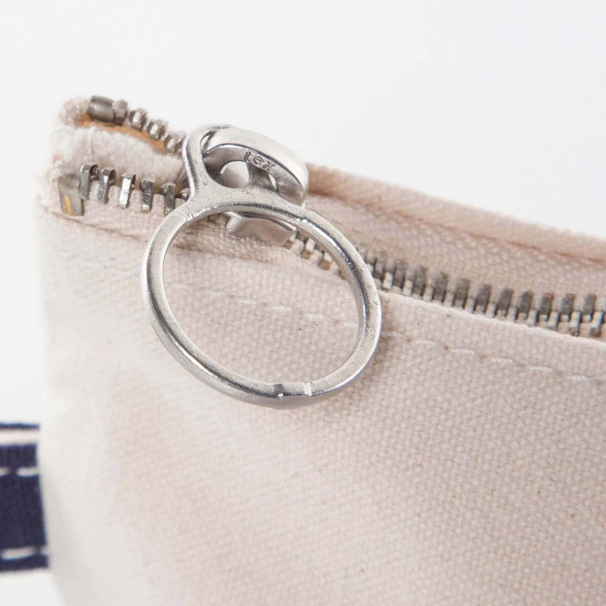 Delta Phi Lambda Canvas Cosmetic Bag
