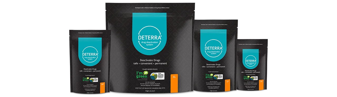 Deterra® Drug Disposal Pouches, Large, 7025-CASE - 100 pcs