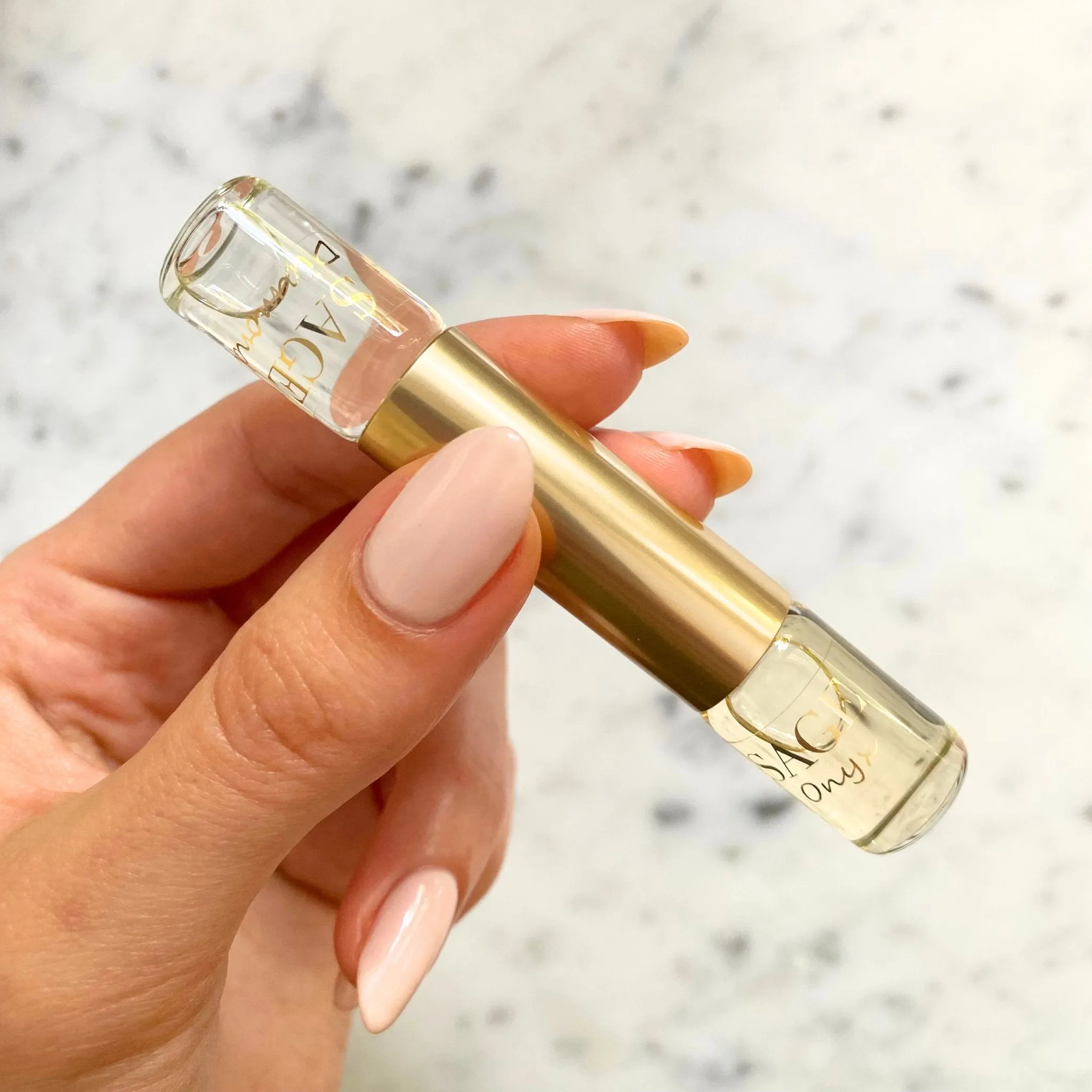 Diamond & Onyx Organic 1/4 oz Eau de Toilette Dual Roll-On by Sage