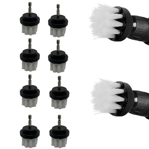 Diamond Shine Bulk 2" Drill Cleaning Brush Attachment, 10-Pack
