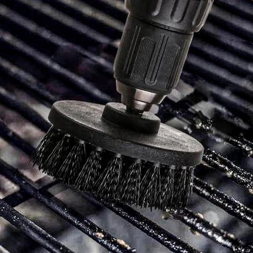 Diamond Shine Bulk 4" Drill Cleaning Brush Attachment, 10-Pack