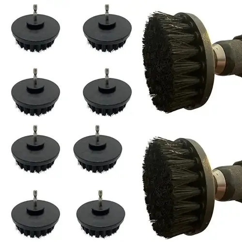 Diamond Shine Bulk 4" Drill Cleaning Brush Attachment, 10-Pack