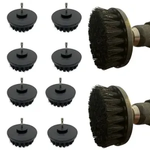 Diamond Shine Bulk 4" Drill Cleaning Brush Attachment, 10-Pack