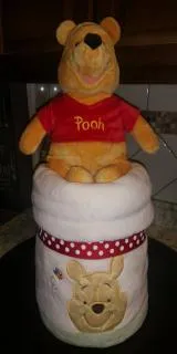 Diaper Cake - Winnie-the-Pooh in Honey Pot