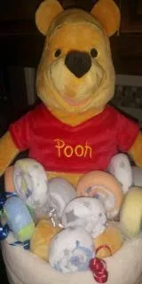 Diaper Cake - Winnie-the-Pooh in Honey Pot