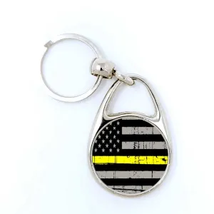 Dispatcher/EMS Thin Yellow Line Keychain