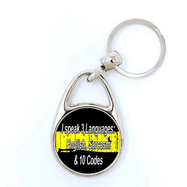 Dispatcher/EMS Thin Yellow Line Keychain