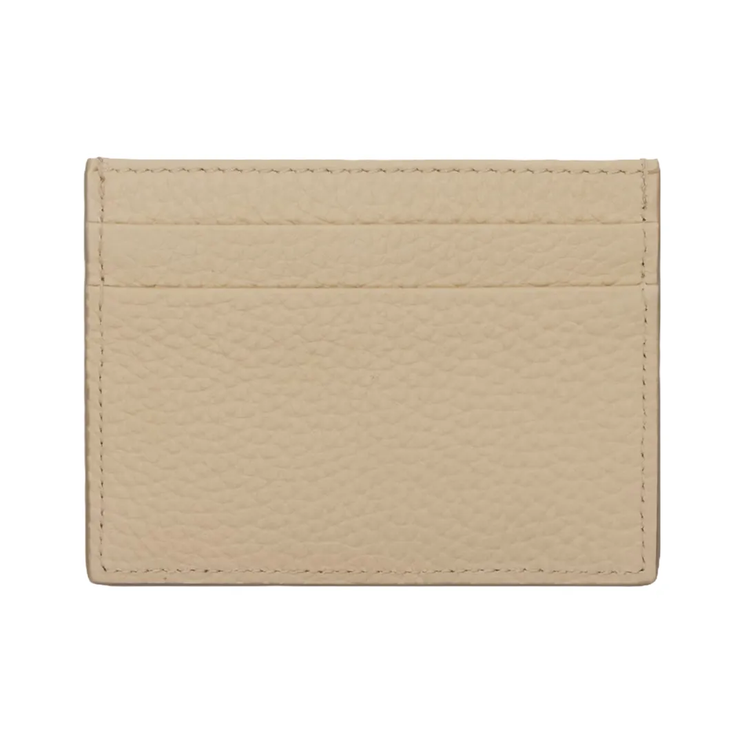 DOLCE & GABBANA DG LOGO CARD HOLDER LIGHT BEIGE