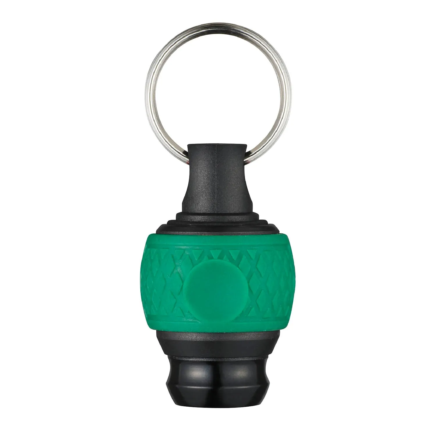 Double Action Keyring stubby Screwdriver/Bit Holder with rubber grip (Bongoknuts)