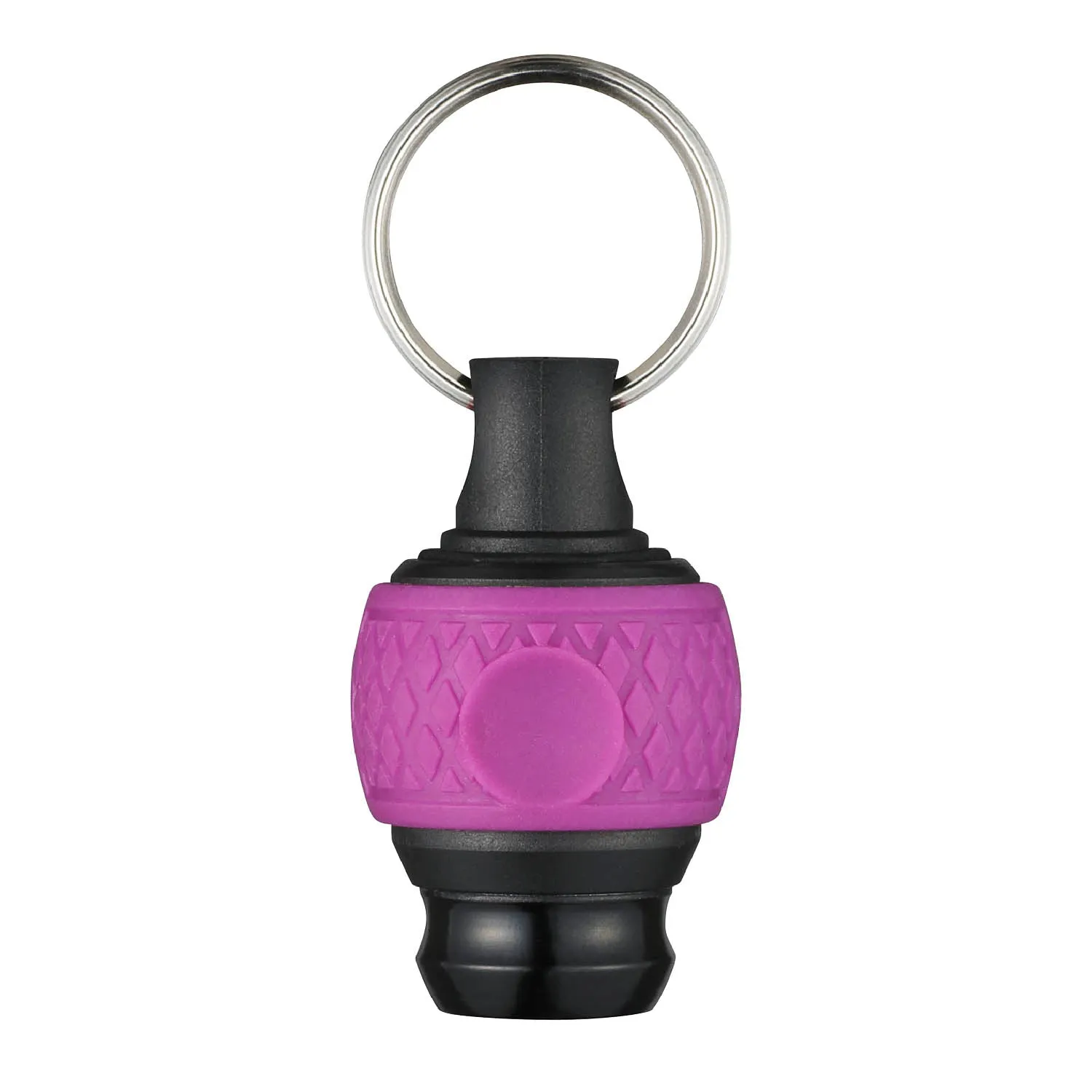 Double Action Keyring stubby Screwdriver/Bit Holder with rubber grip (Bongoknuts)