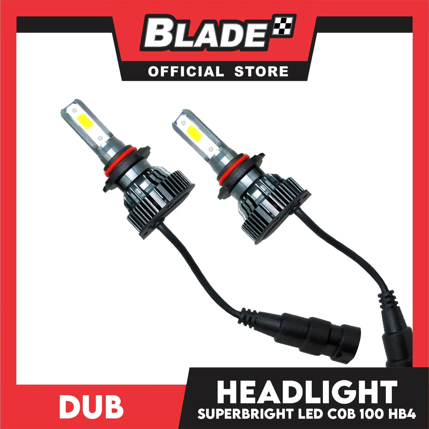 Dub Super Bright LED Auto Headlight HB4/9006 2600LM 12V Headlight Lamps, Halogen Lamps