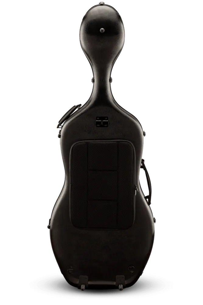 EASTMAN Lightweight Polycarbonate Cello Case with Wheels, 4/4