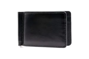 Edward Glazed Credit Card Money Clip (Black)