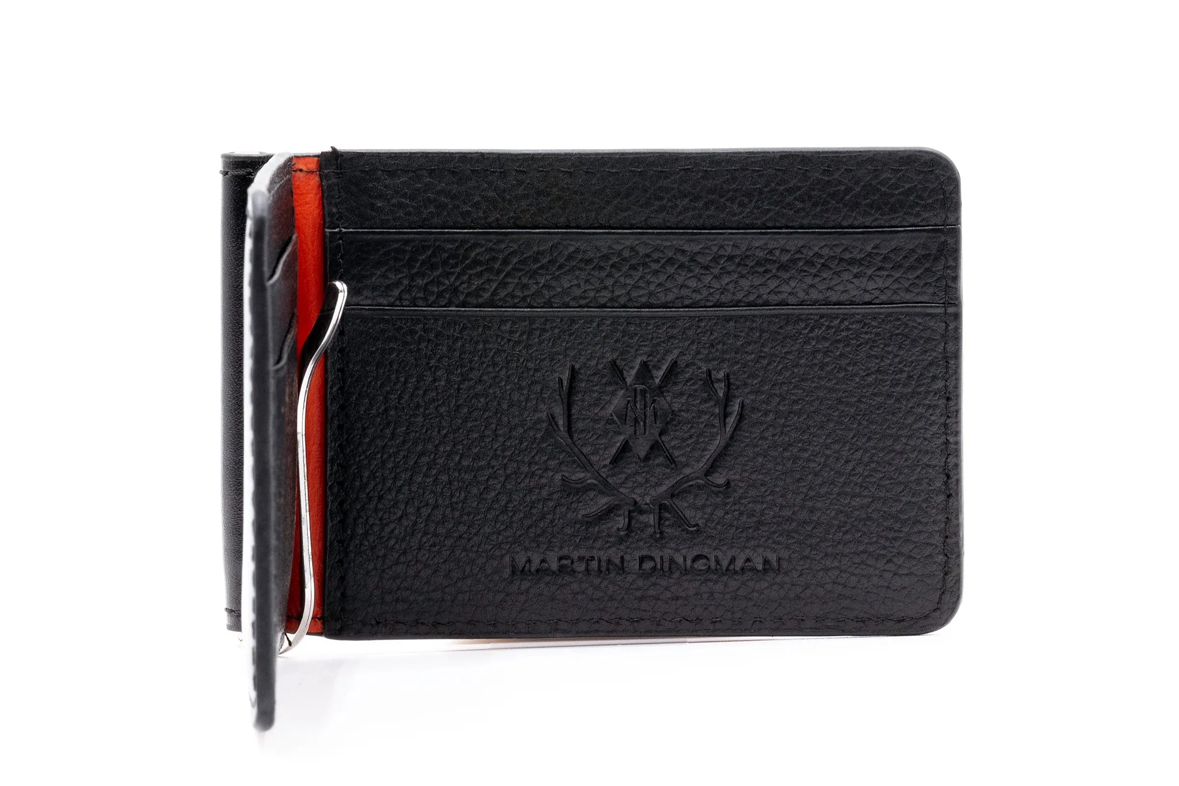 Edward Glazed Credit Card Money Clip (Black)