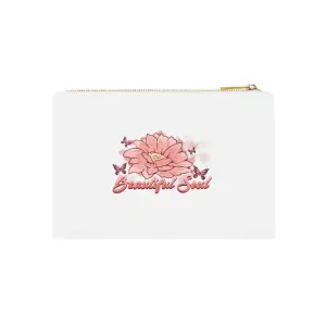 Elevate Style with Beautiful Soul Floral Cosmetic Bag