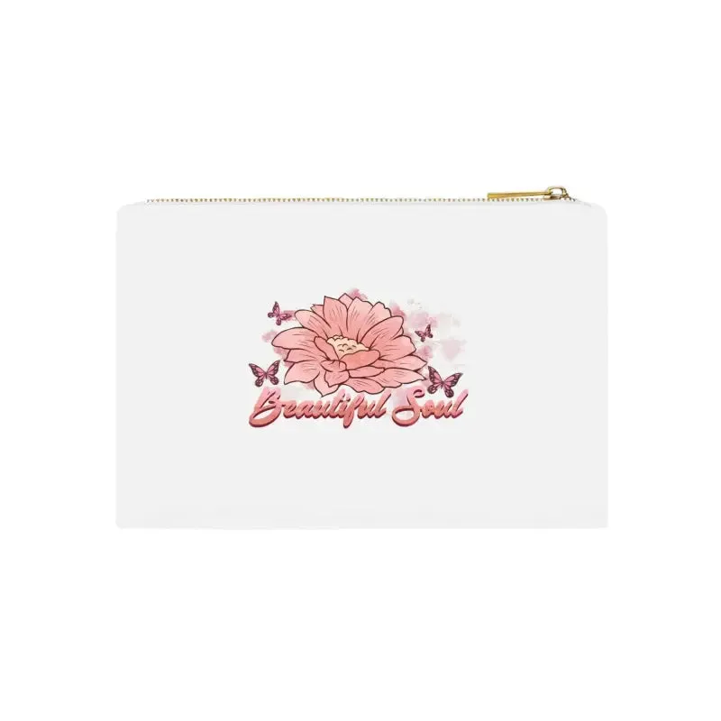 Elevate Style with Beautiful Soul Floral Cosmetic Bag
