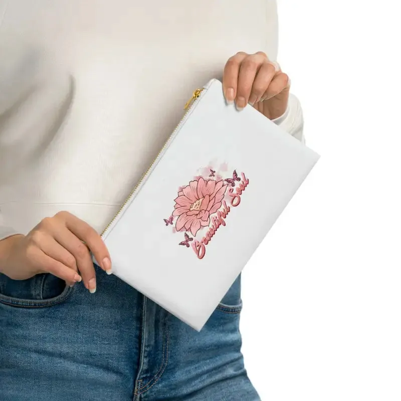 Elevate Style with Beautiful Soul Floral Cosmetic Bag